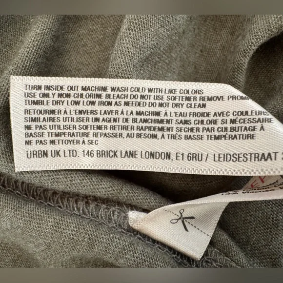 NWT Free People Tank Top Faded Away Buti High Neck in Green Size S - Picture 7 of 7